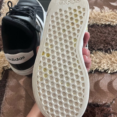 Adidas sneakers size 29 like new, black and white