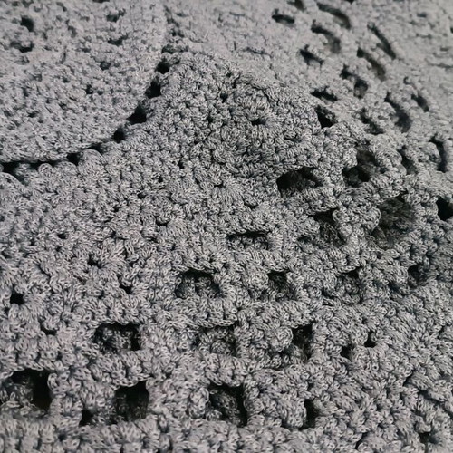 Handmade rug like new 1.10×1.55 dark gray