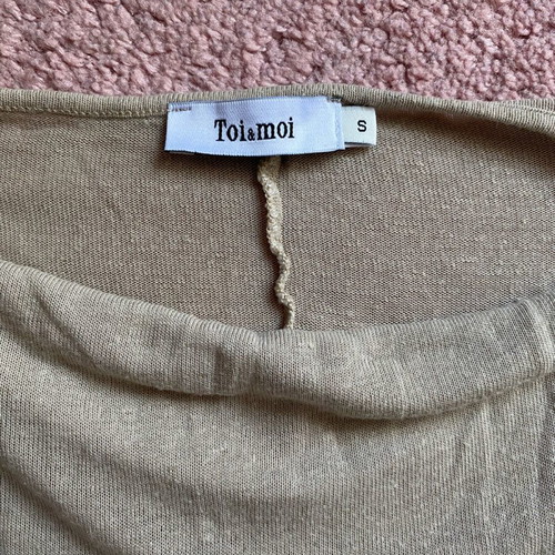 Toi&Moi set of 3 pieces like new, overshirt, blouse and leather pants