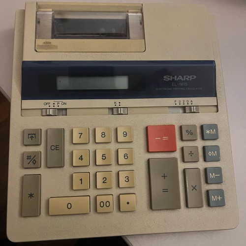 Sharp Display Printer used, error issue, for parts or repair