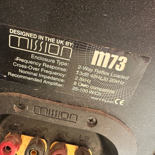 Mission floor-standing speakers used from Wege