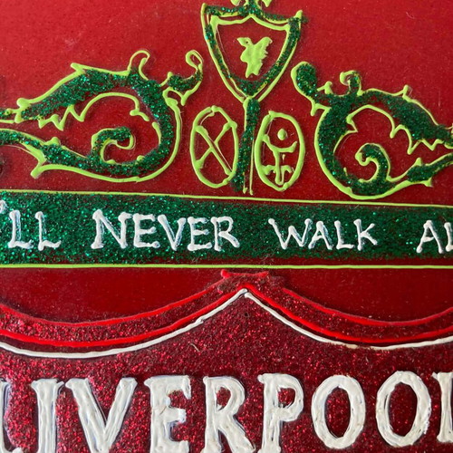 Liverpool Football Club Emblem in Frame like new, official replica