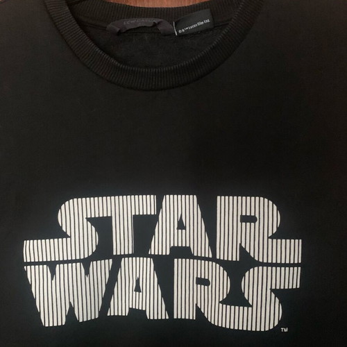 Star Wars sweatshirt used, black, size L for big boys
