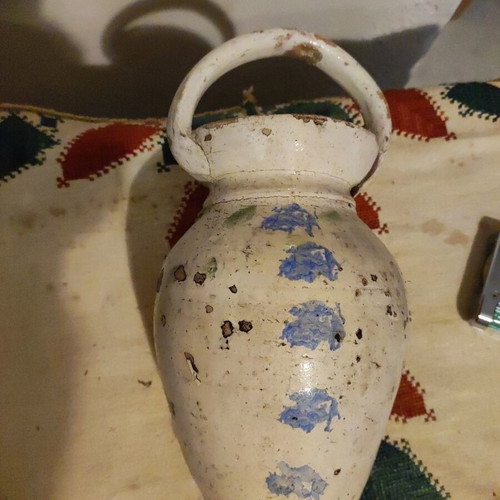 Ceramic basket used from Marousi or Kos, height about 30cm