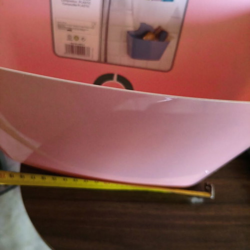 Hanging bathroom basket new, pink, good capacity