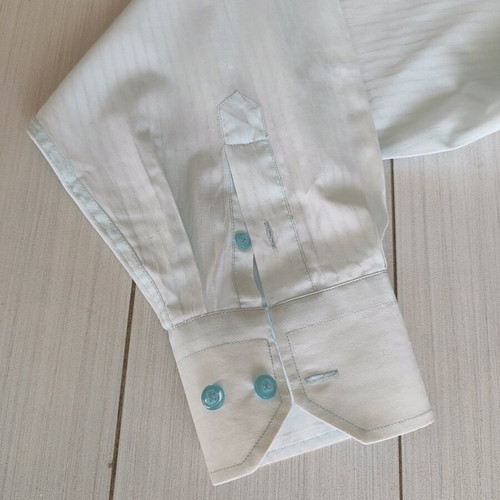 Vintage Uomo Corovesis men's shirt 6XL like new, turquoise