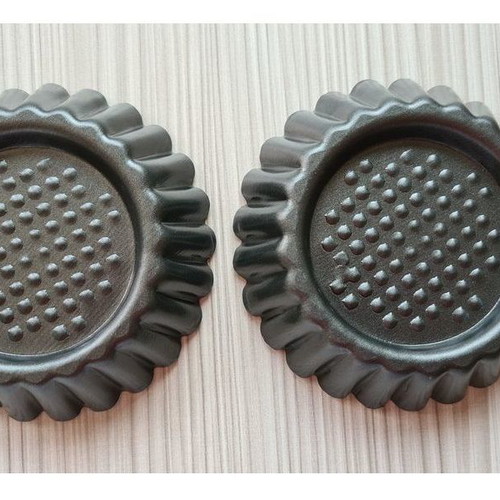 Tart Molds new, 2 pieces, 11cm diameter with non-stick coating