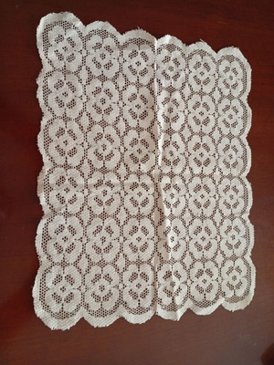 Handmade crochet doily like new, 37×29 cm