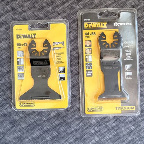 DeWALT DT20702 & DT20705 Multi-Fit Blades New Factory Sealed Set