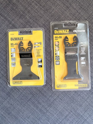 DeWALT DT20702 & DT20705 Multi-Fit Blades New Factory Sealed Set