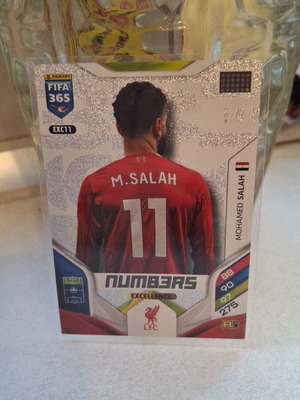 Salah Numbers Panini 2026 card