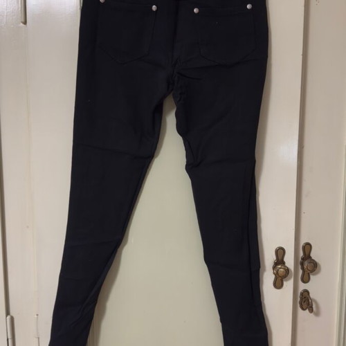 Black leggings pants used, size M