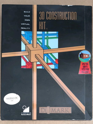 3D Construction Kit like new, Amstrad Disk, complete in box