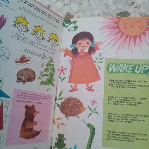 Bedtime Annual book by Enid Blyton used