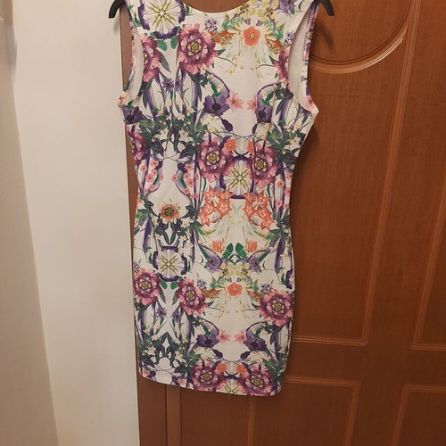 Floral mini dress, size S / 36 / 8