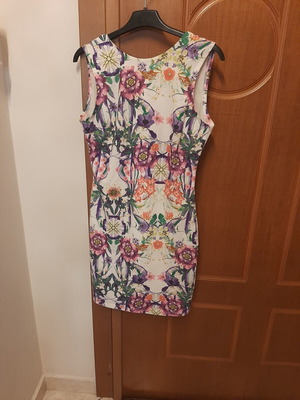 Floral mini dress, size S / 36 / 8