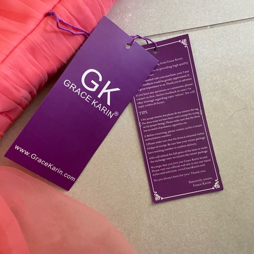 Grace Karin prom dress pink new, size 42