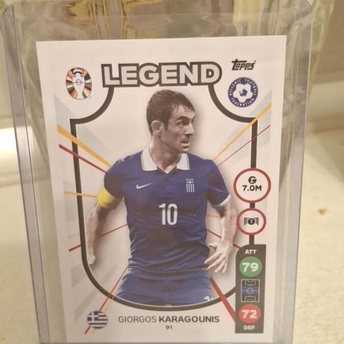 Giorgos Karagounis Topps Euro 2024 card (Lidl edition)