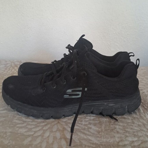 Skechers αθλητικά παπούτσια μεταχειρισμένα, μέγεθος 41, μαύρα, 28 εκ