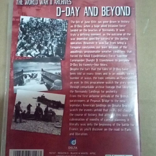 D-Day and Beyond DVD like new, action adventure with subtitles