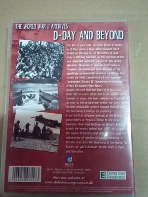 D-Day and Beyond DVD like new, action adventure with subtitles