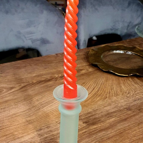 Christmas candles new, set of 3, red and white