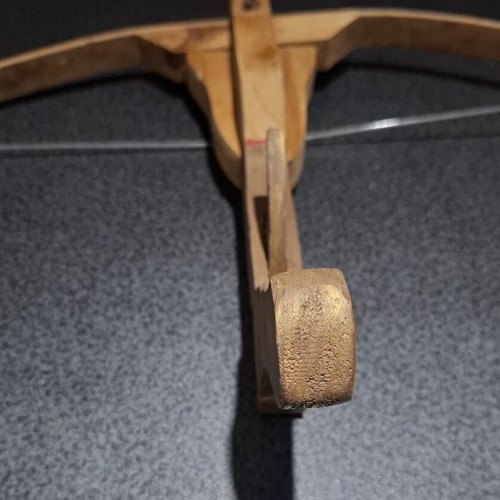 Handmade Wooden Children's Crossbow 45cm with Arrow like new