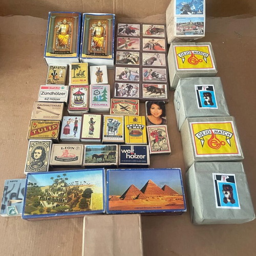 Matchboxes new, all together