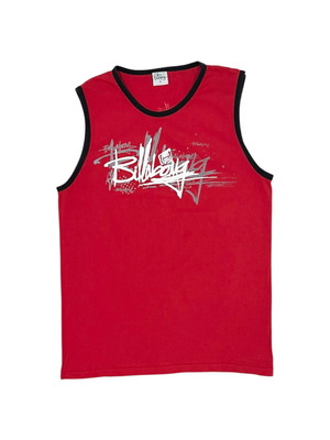 Billabong 1990s original men's tank top, red