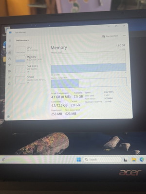 Acer N20C5 15" Laptop i5 11ης γενιάς 12GB RAM 512GB NVMe SSD σαν καινούργιο