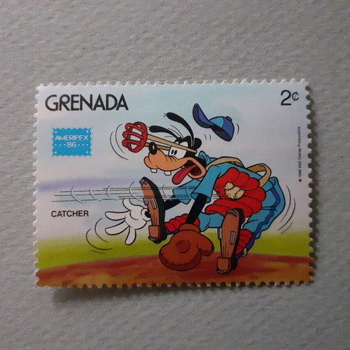 Walt Disney Grenada Stamp Set 6 Mint Ameripex Philatelic '86