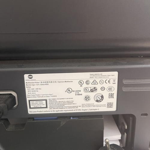 Konica Minolta Bizhub 4050 multifunction laser printer used