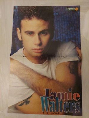 Jamie Walters & Hanson poster used, size 41x26