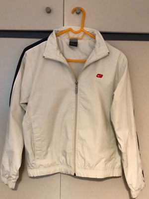 Nike vintage light jacket like new, white beige unisex
