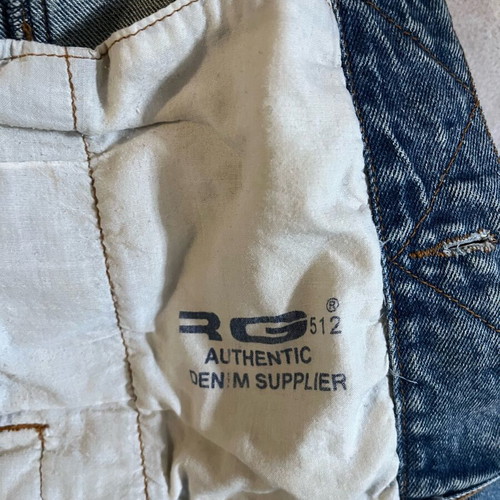 RG512 denim jean jacket like new, size large