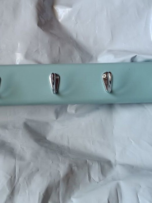 Handmade wall hanger 53cm with 6 hooks, new