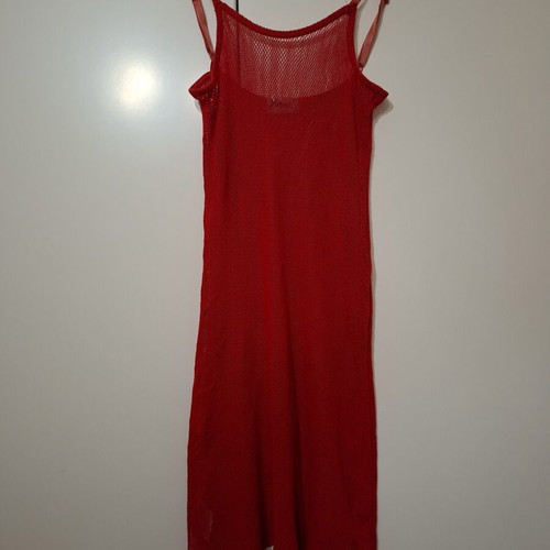 Pareo red with adjustable straps, like new