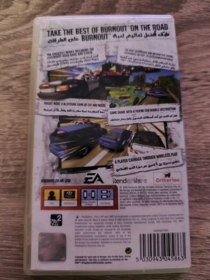 Burnout Legends and Spiderman 2 PSP bundle like new