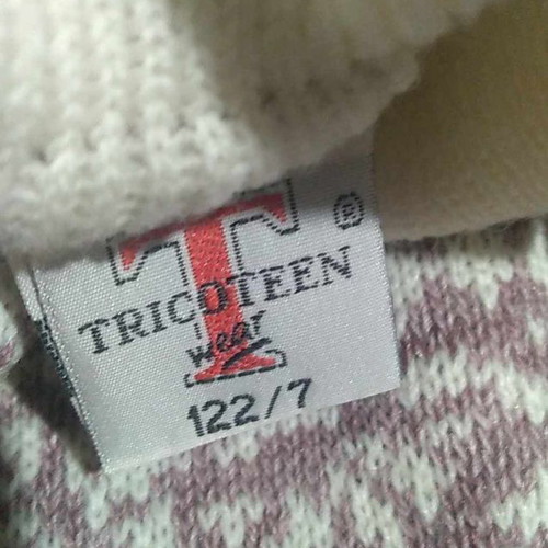 Vintage Knitted Tricoteen Blouse 90s for Girls