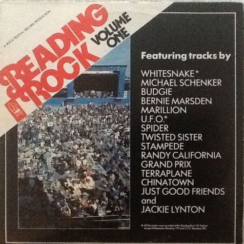 Various Reading Rock '82 record used, metal genre