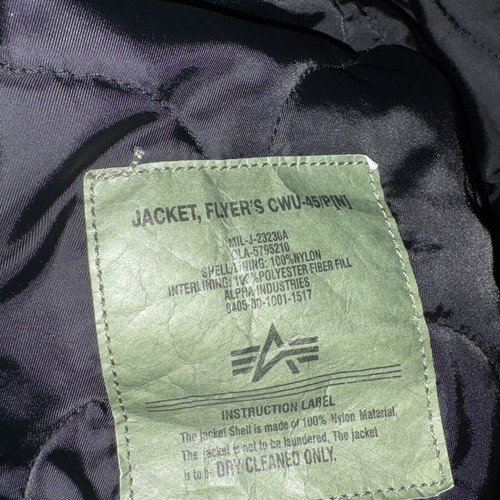 Alpha Industries Bomber Jacket size S new, black