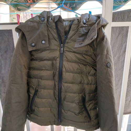 Massimo Dutti boys jacket khaki like new size 7-8 years