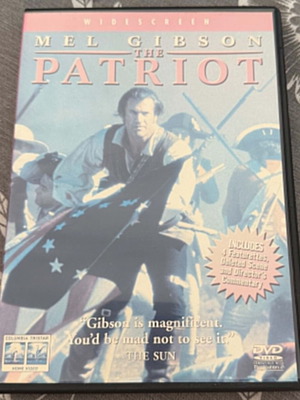 The Patriot DVD used, Mel Gibson, Heath Ledger