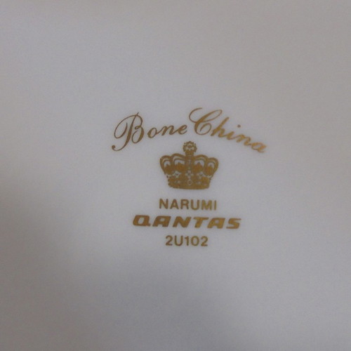 Qantas Airways old promotional ceramic plate used