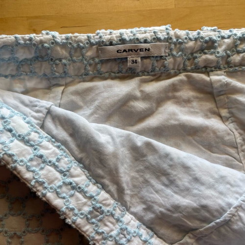 Carven cotton skirt XS like new with pockets