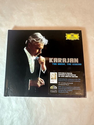 Karajan The Music, The Legend CD and DVD like new