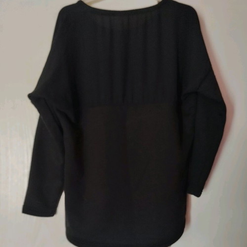 Black asymmetrical blouse like new