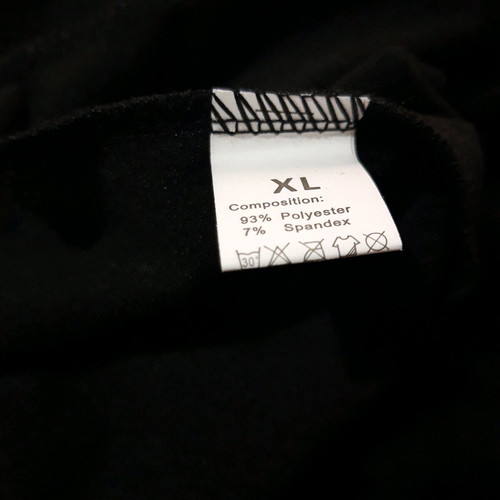 Black leather women's leggings XL new