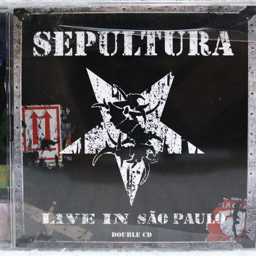 Sepultura Live In São Paulo 2×CD album sealed metal