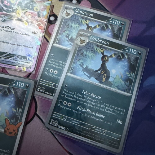 Umbreon card lot near mint condition